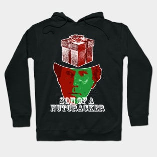 Son Of A Nutcracker Elf Quote Christmas Knit Hoodie